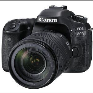 Canon EOS 80D Black Camera Kit